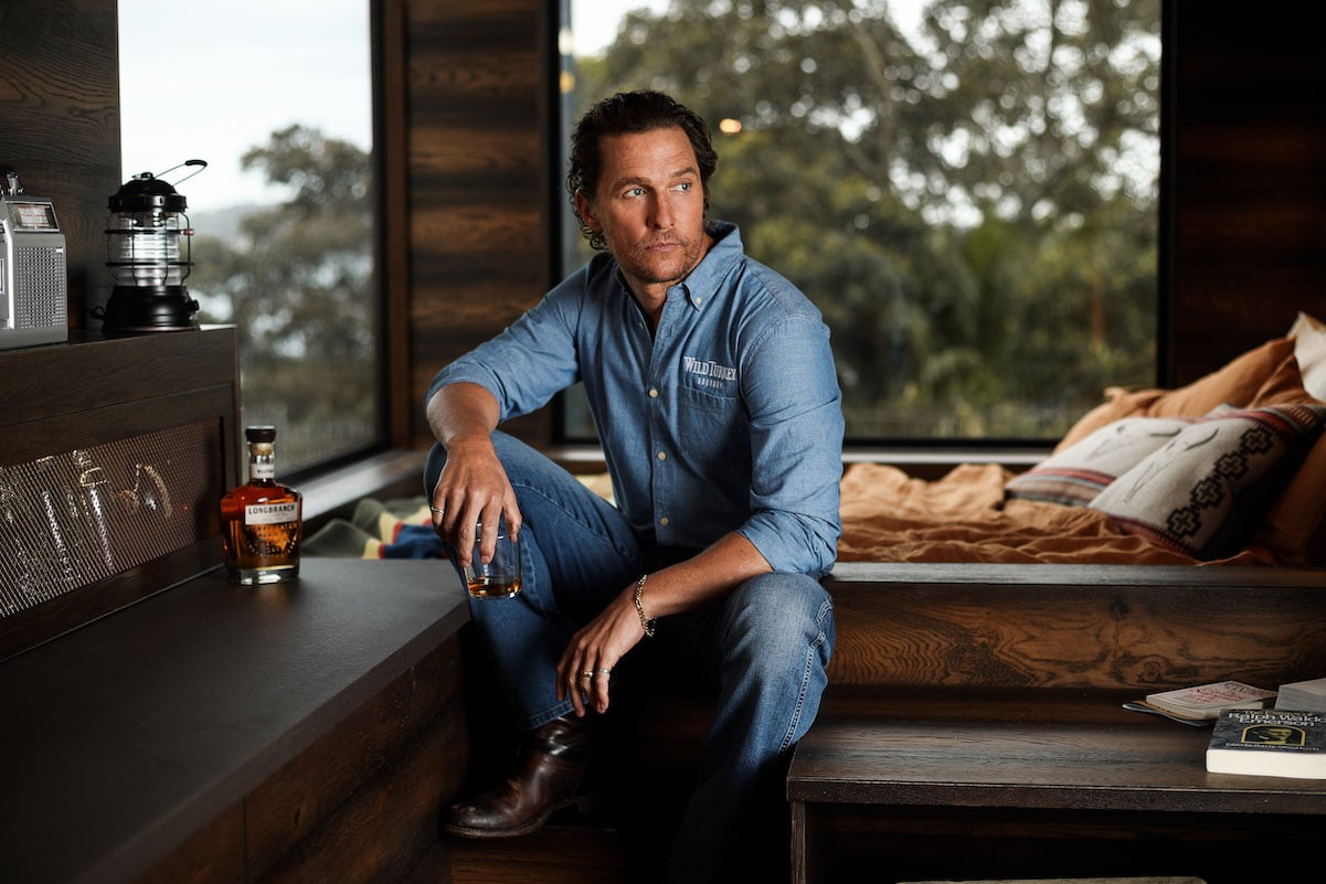 Matthew McConaughey at the Royal Botanic Gardens in Sydney, Australia in 2019 