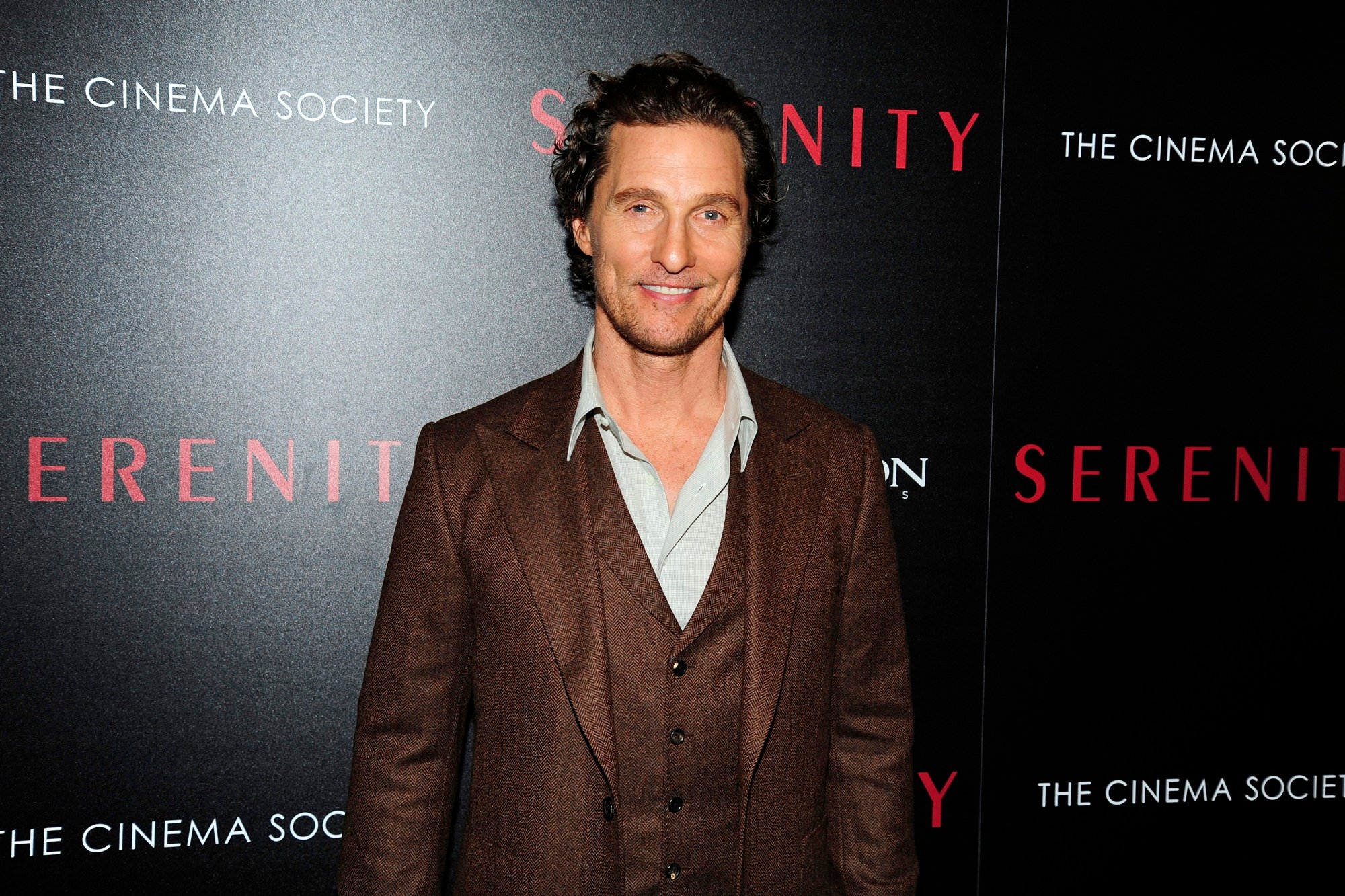 Matthew McConaughey at the Serenity premiere