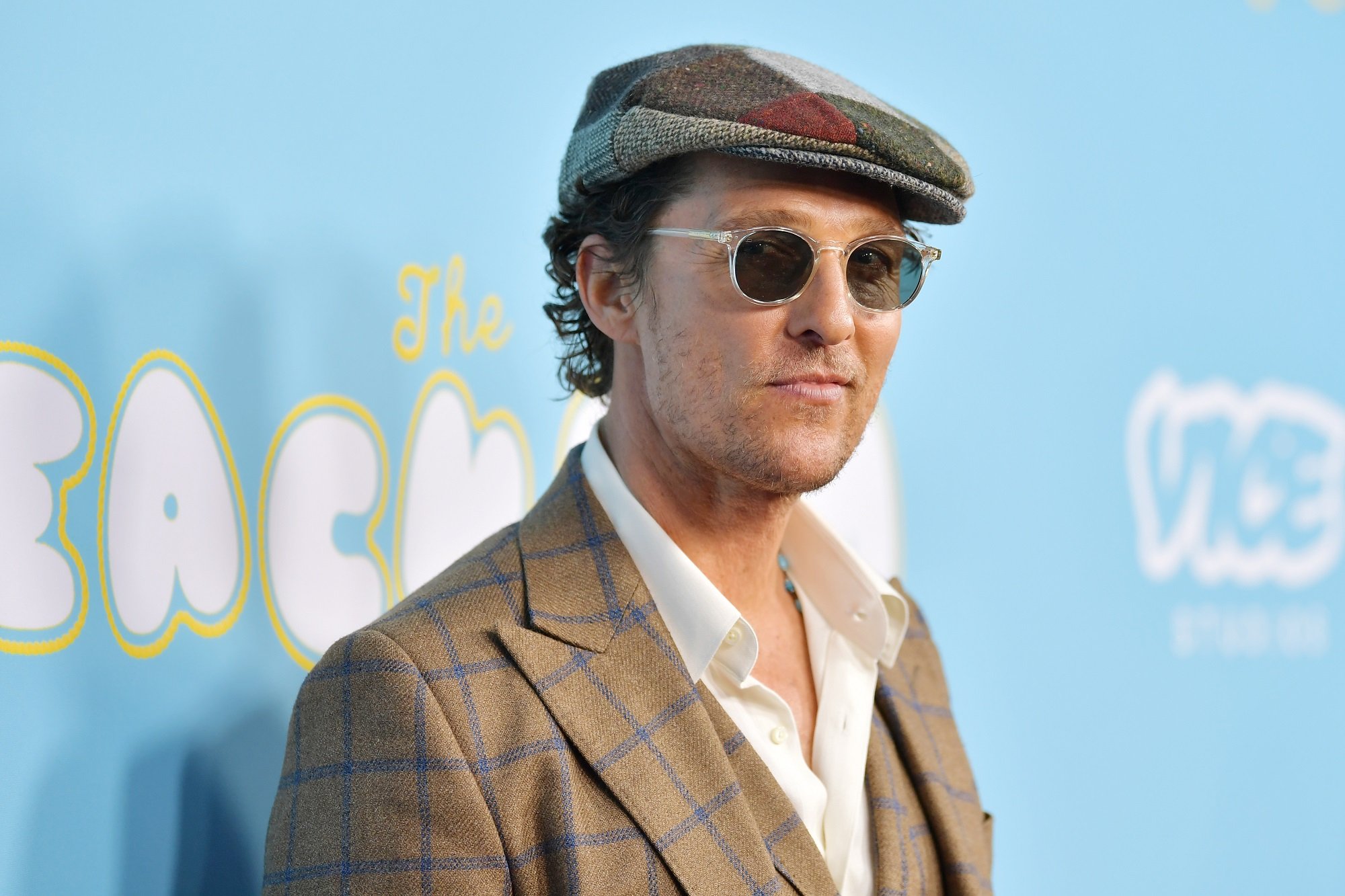 Matthew McConaughey wearing a beret