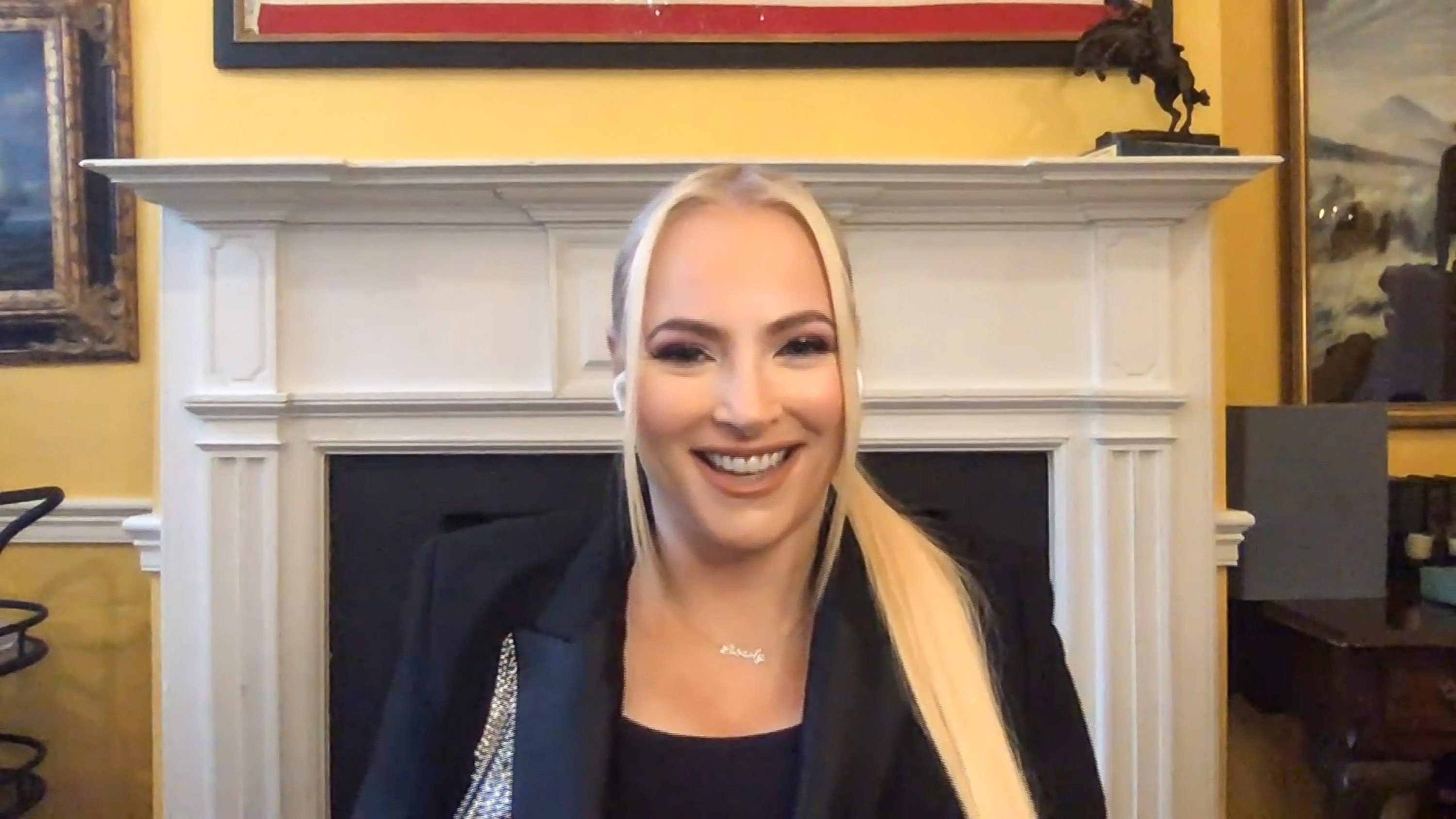 Meghan Mccain S Instagram Post Gives Props To Her Makeup And Hair Stylist For Keeping Her Glammed