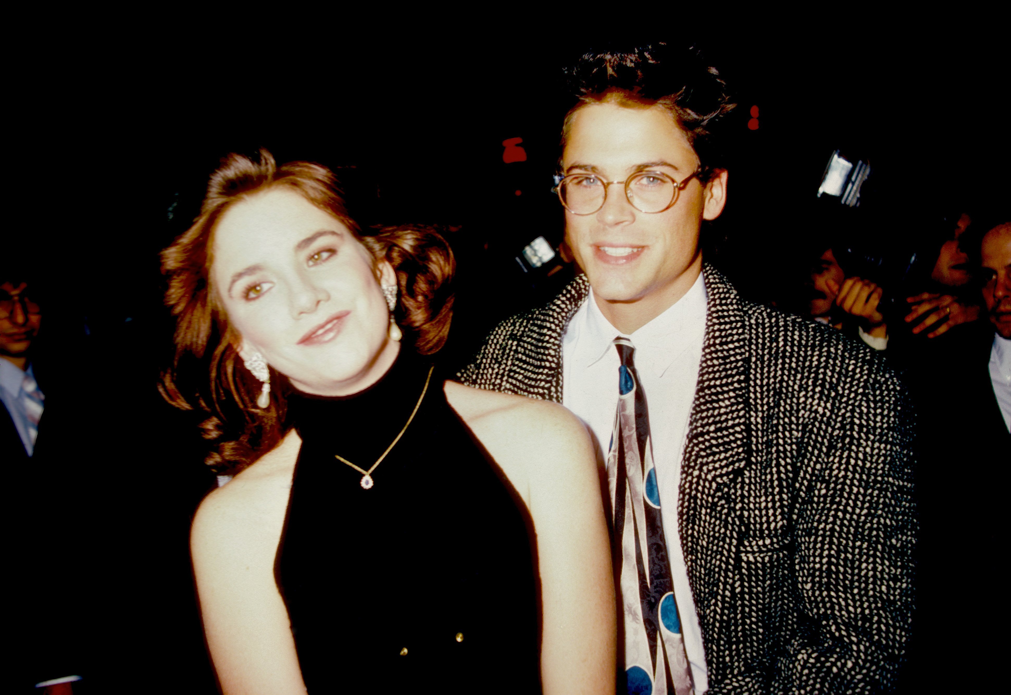 Melissa Gilbert and Rob Lowe