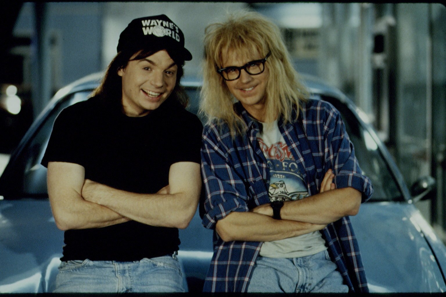 Mike Myers and Dana Carvey in 'Wayne's World 2'
