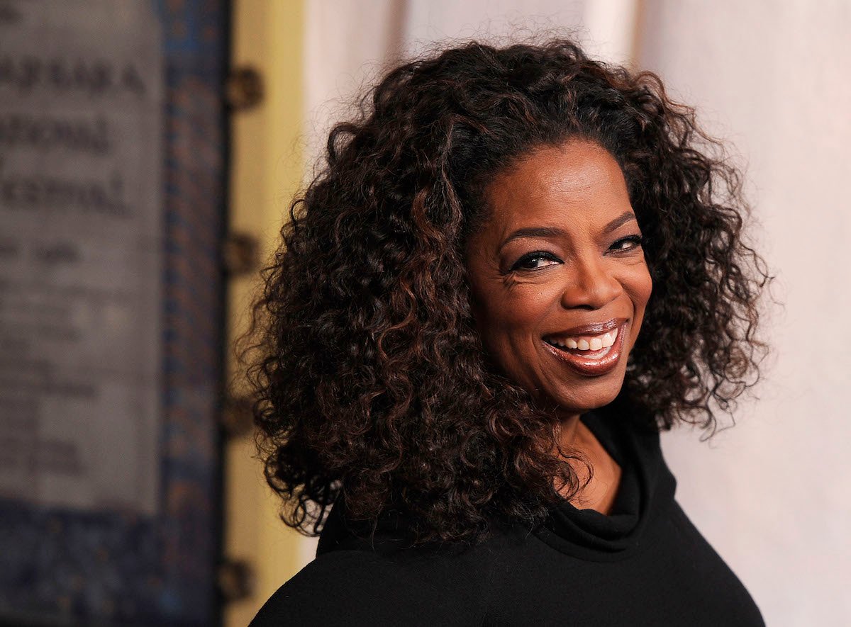 Oprah Winfrey attends the 29th Santa Barbara International Film Festival Montecito Award held at Arlington Theatre on February 5, 2014 in Santa Barbara, California.