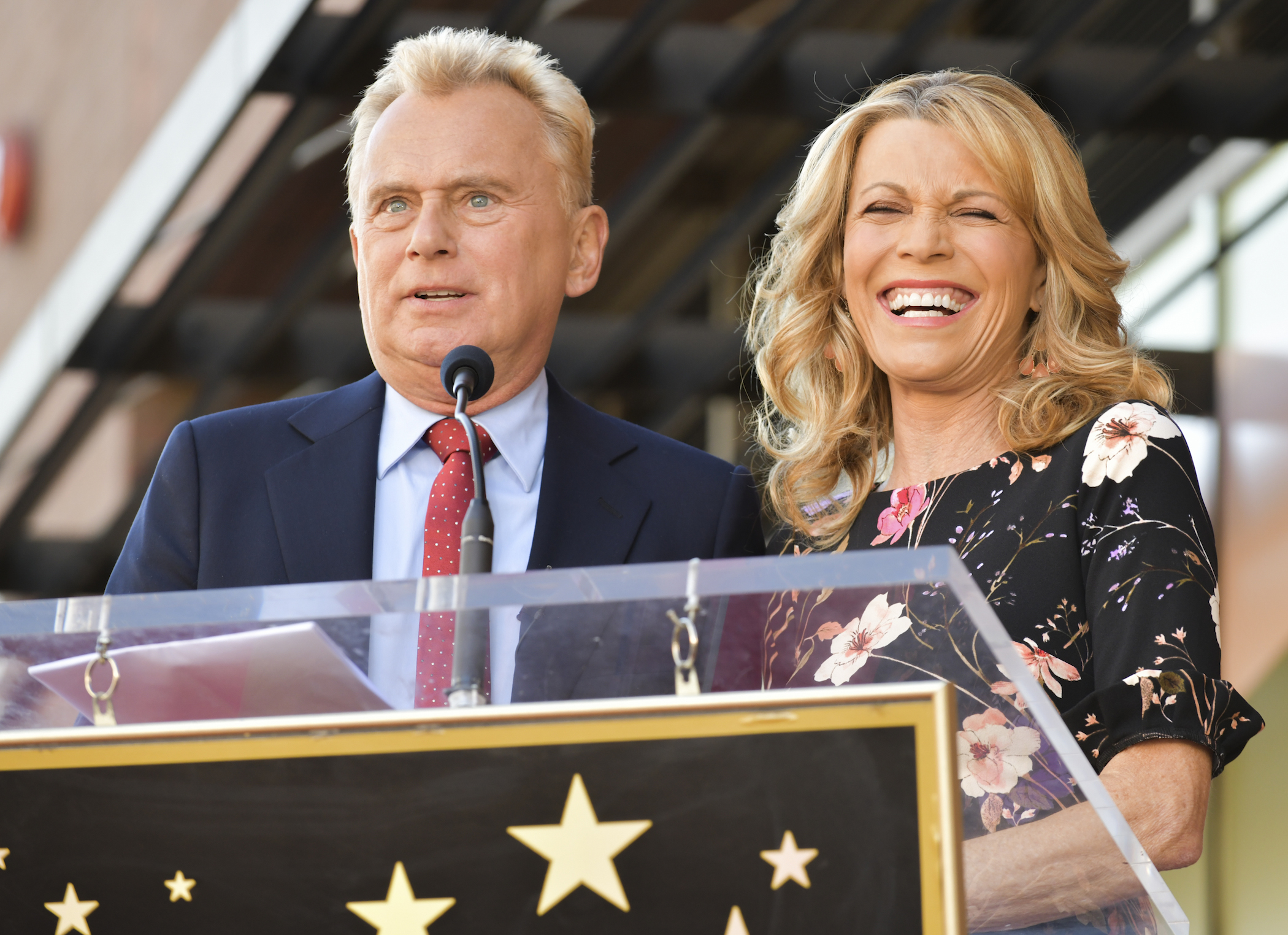 Pat Sajak and Vanna White from ‘Wheel of Fortune’ honored at the Hollywood Walk of Fame