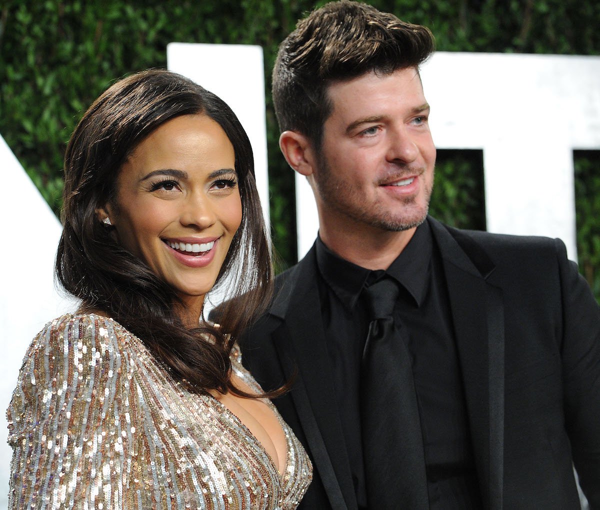 Paula Patton and Robin Thicke