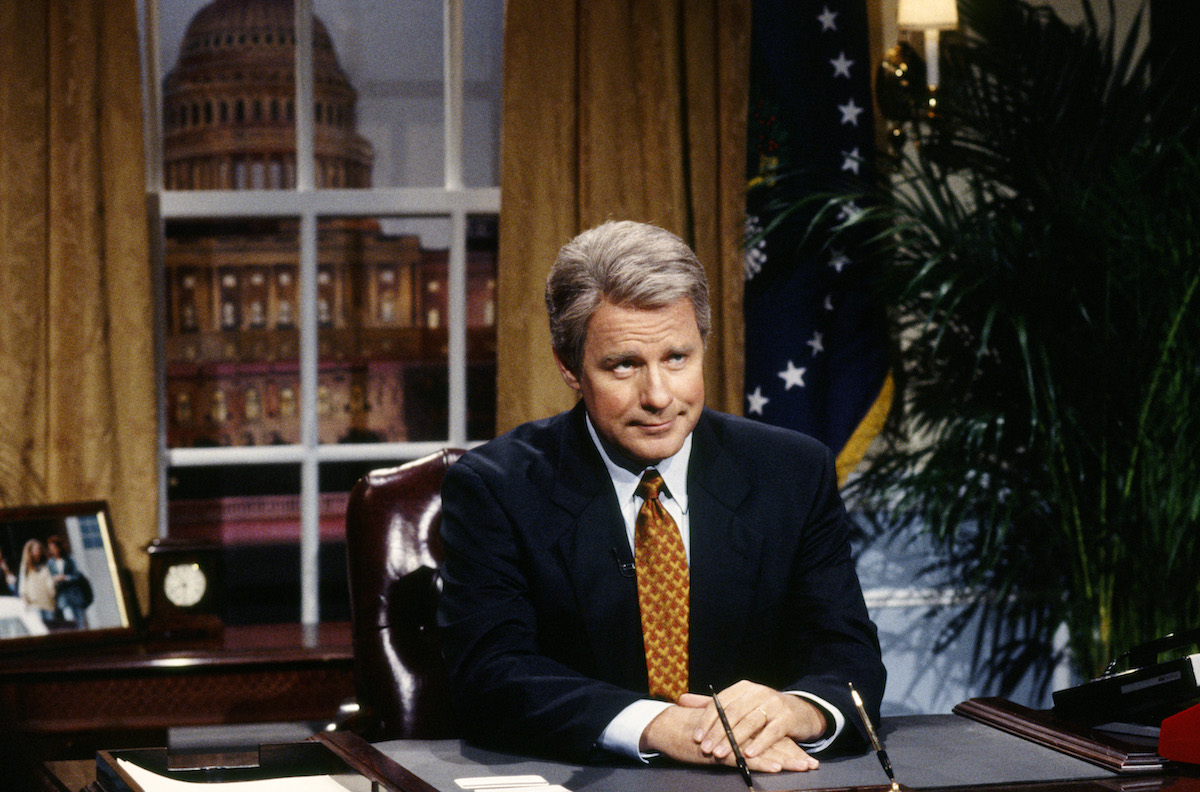 Phil Hartman as President Bill Clinton during the "Clinton's Health Care Plan" skit on September 25, 1993