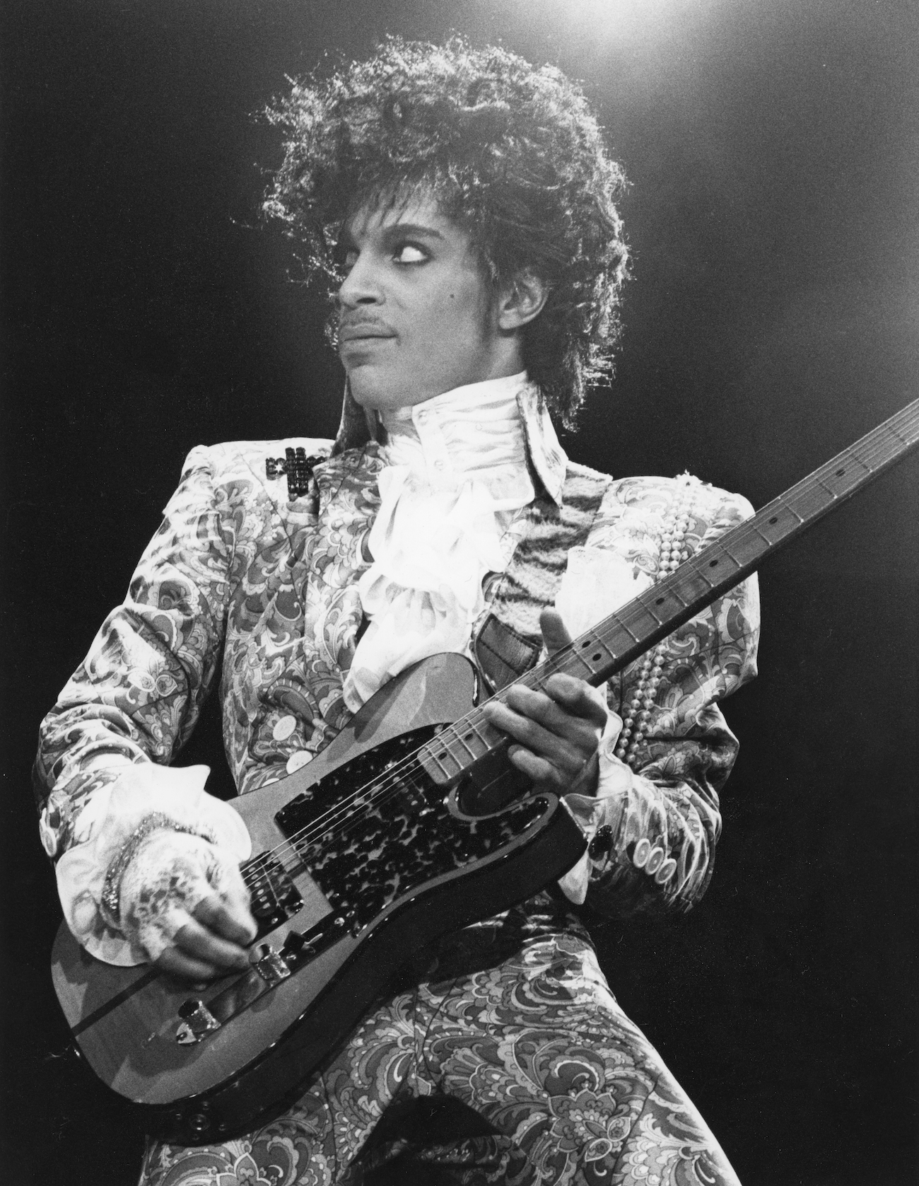 American singer, songwriter and musician Prince, circa 1985.