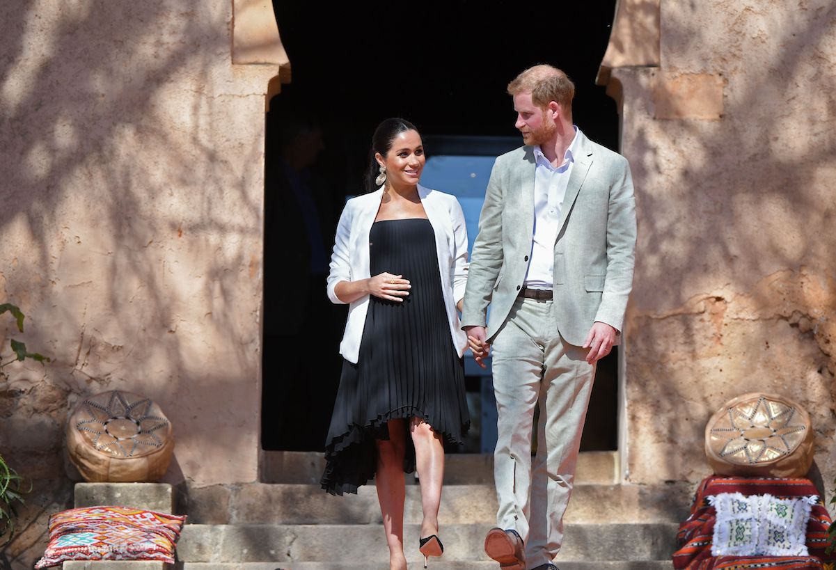 Prince Harry and Meghan Markle visit Kasbah of the Udayas in Morocco in 2019.
