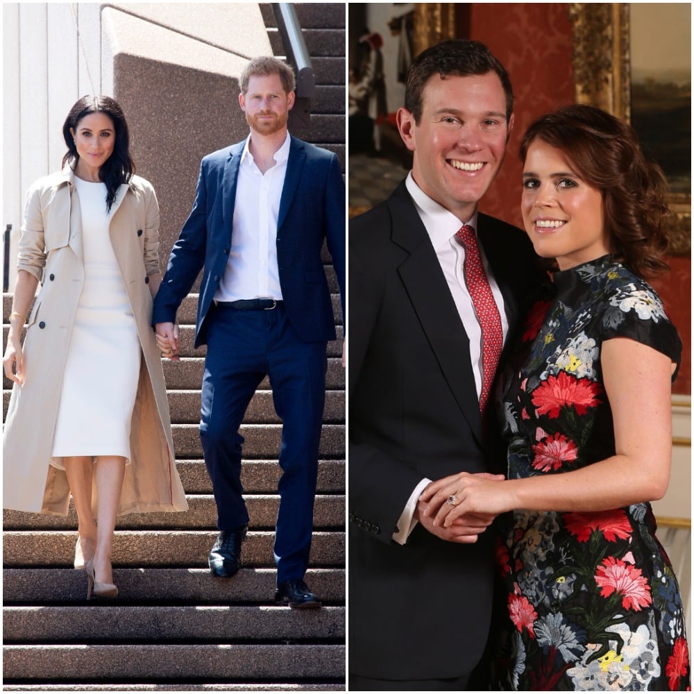 Prince Harry and Meghan Markle in Sydeny, Australia; Princess Eugenie and Jack Brooksbank's engagement photo