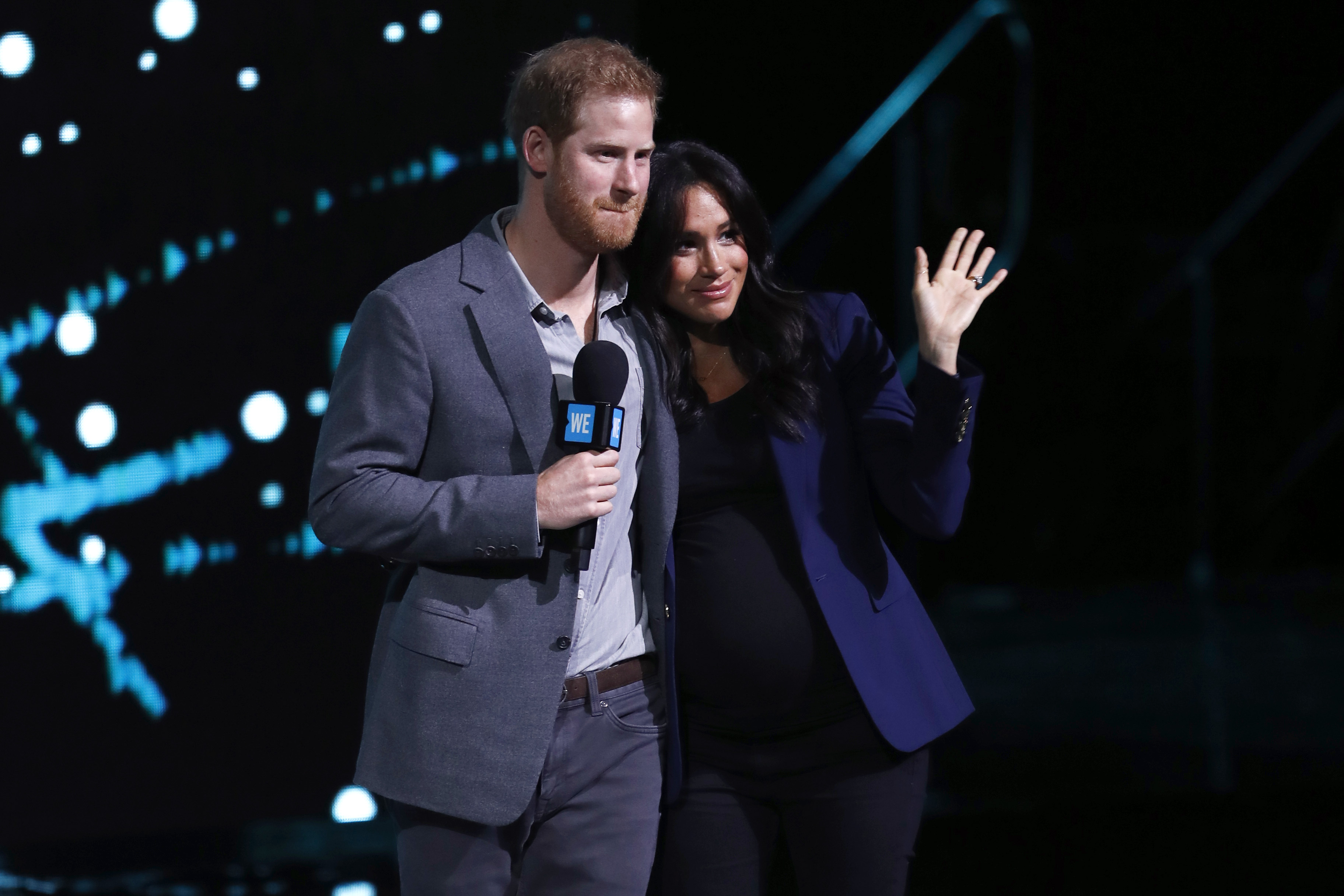 Prince Harry and Meghan Markle at WE Day UK 2019