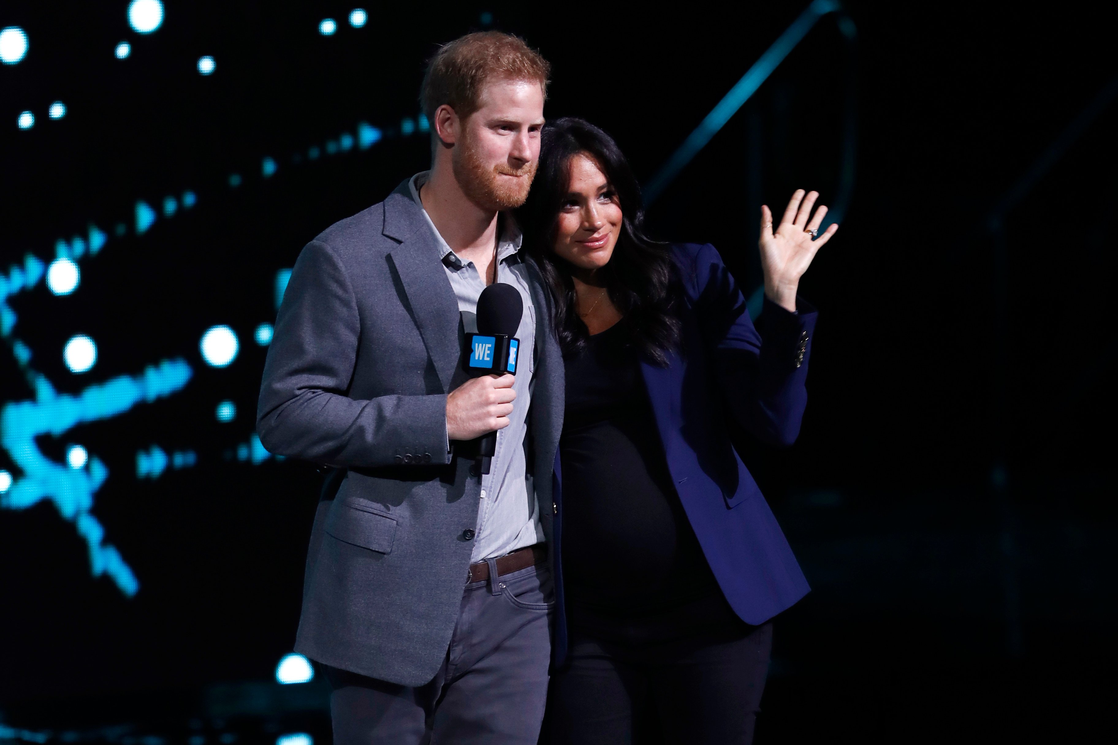 Prince Harry and Meghan Markle at WE Day UK 2019