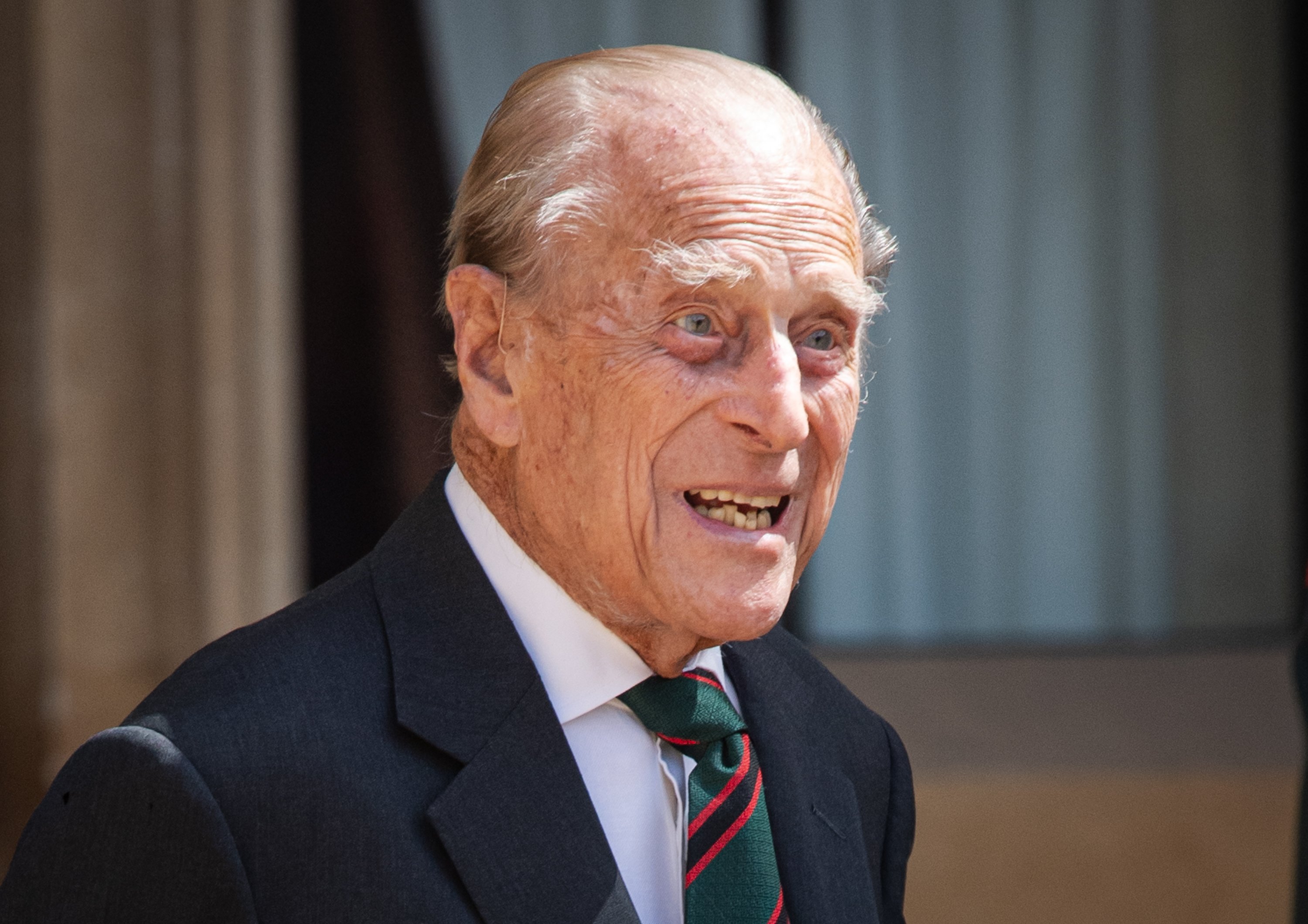 Prince Philip during the transfer of the Colonel-in-Chief at Windsor Castle