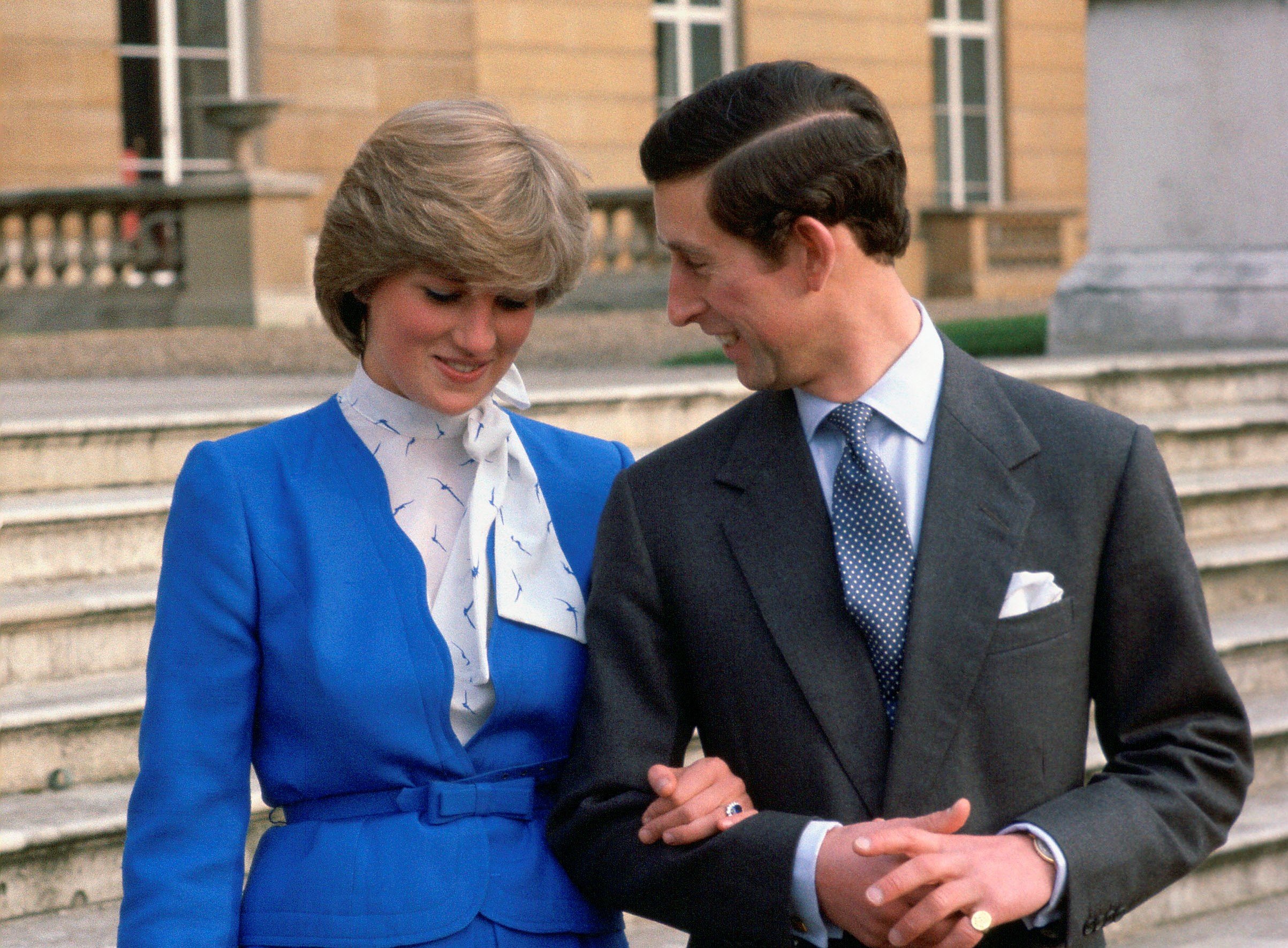 Princess Diana and Prince Charles' engagement photo