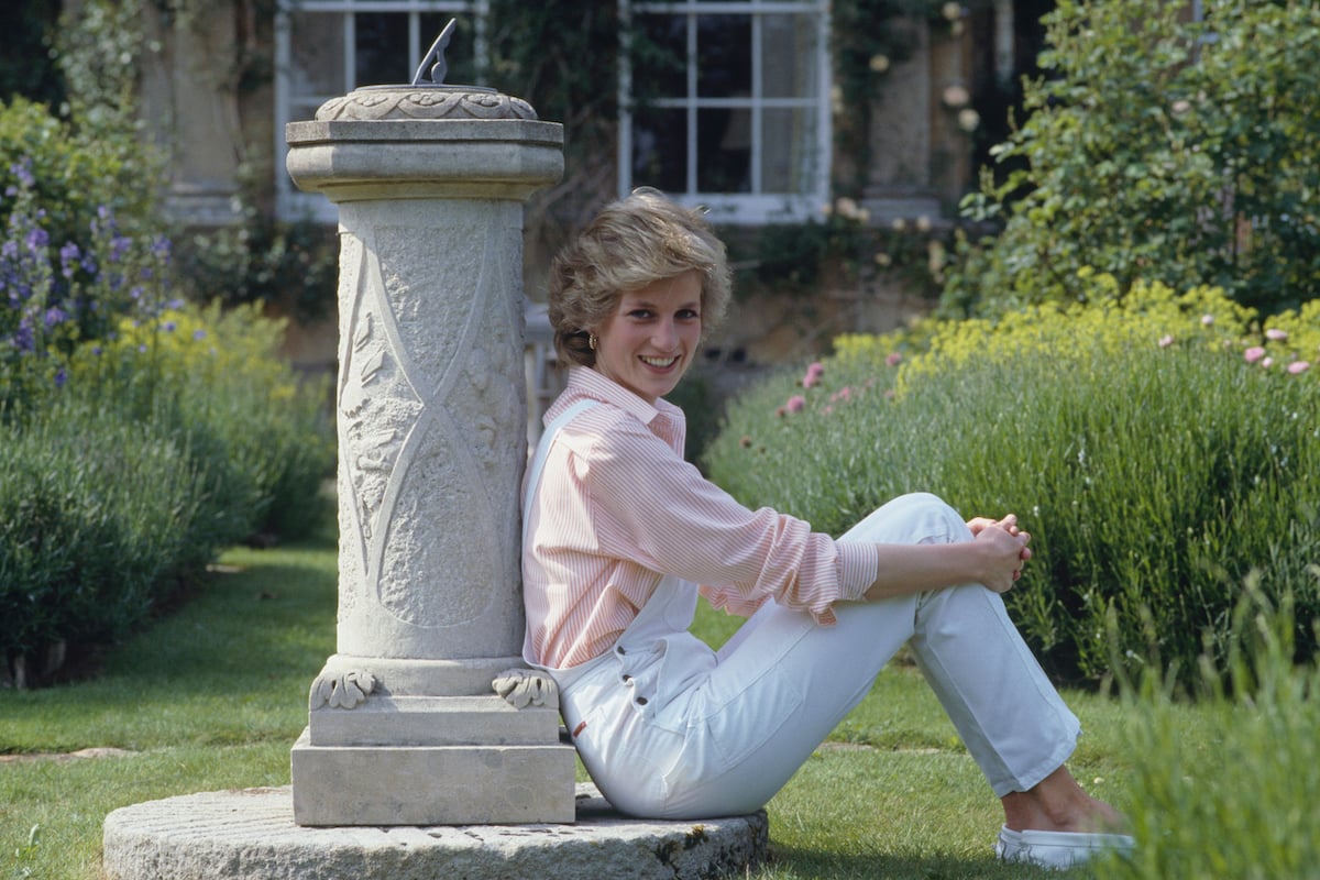 Princess Diana at home in Highrove