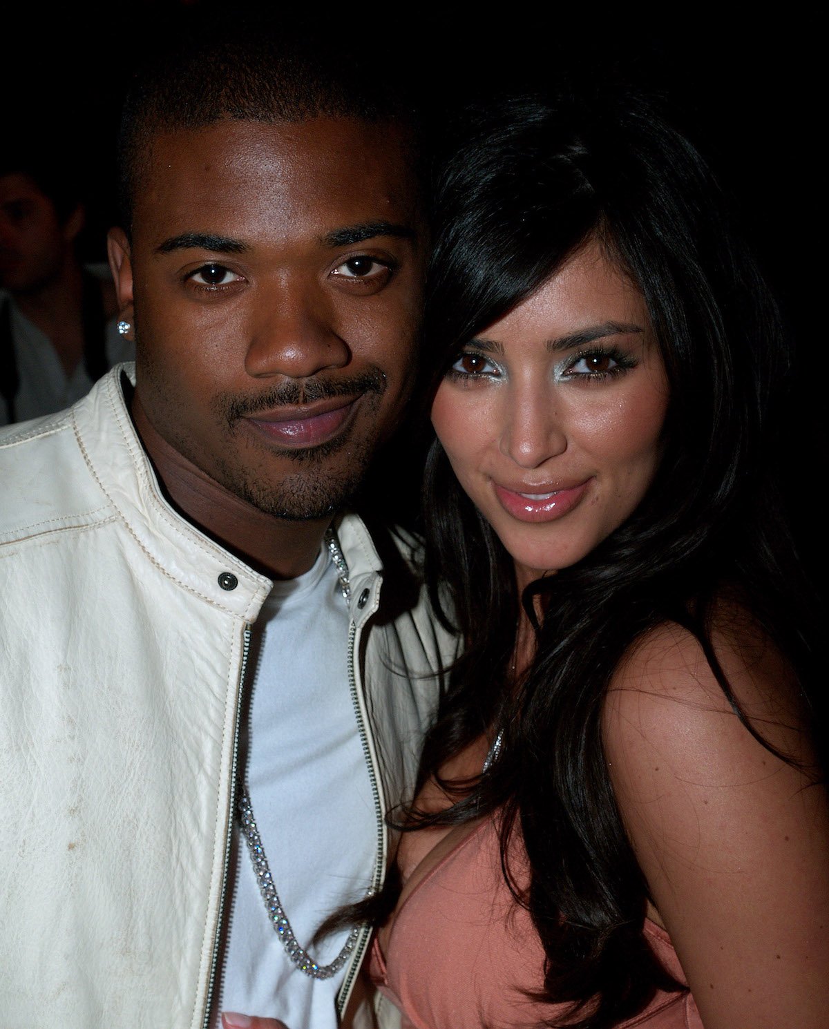 Ray J and Kim Kardashian West together