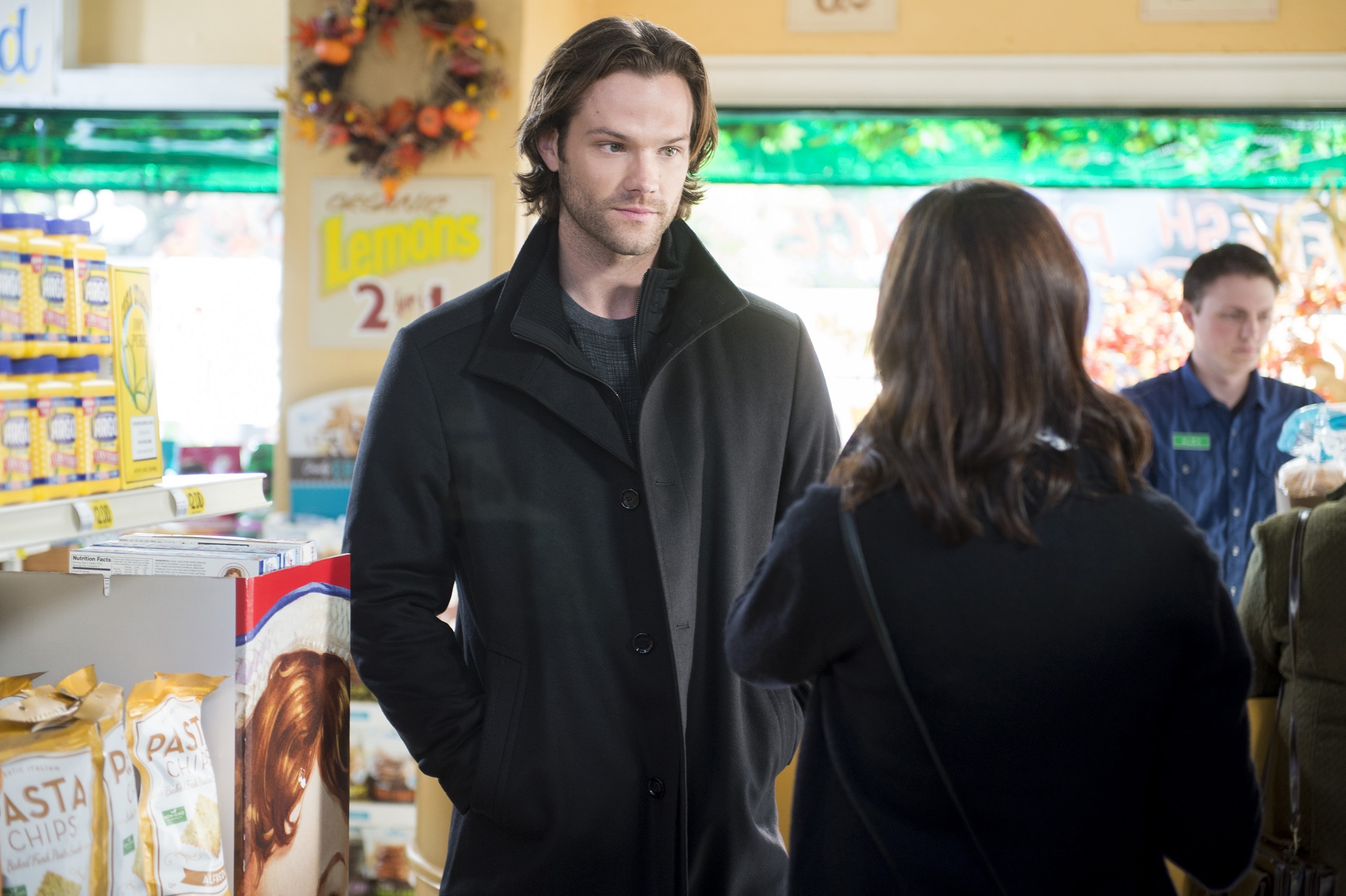 Jared Padalecki as Dean Forrester and Alexis Bledel as Rory Gilmore in 'Gilmore Girls: A Year in the Life'