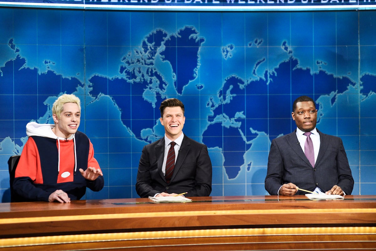 Pete Davidson, Colin Josh, and Michael Che on 'Saturday Night Live'