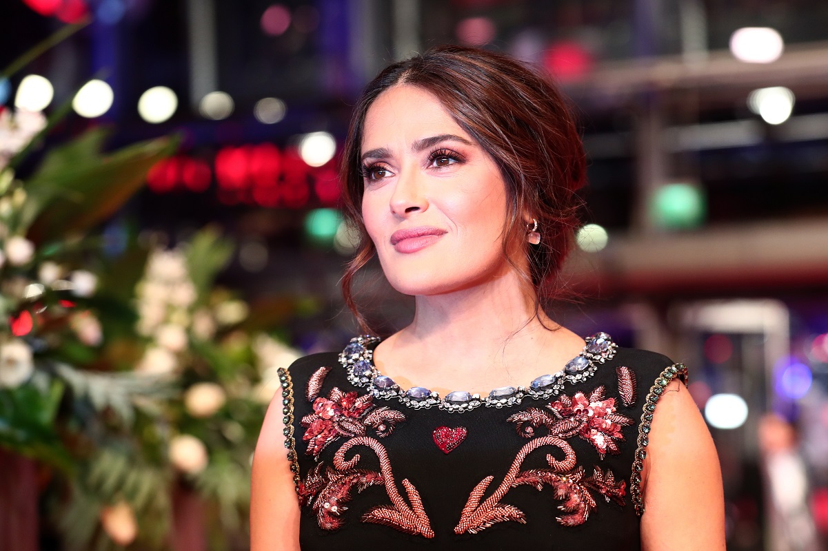 Salma Hayek at the The Roads Not Taken premiere