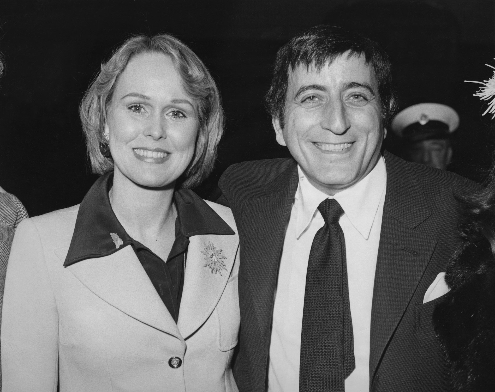 Tony Bennett and his wife, actor Sandra Grant Bennett in 1973