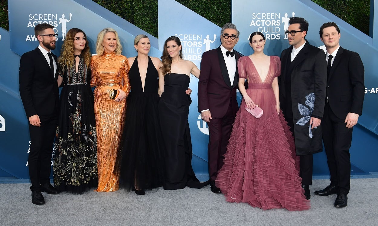 Schitt's Creek cast at the SAG awards