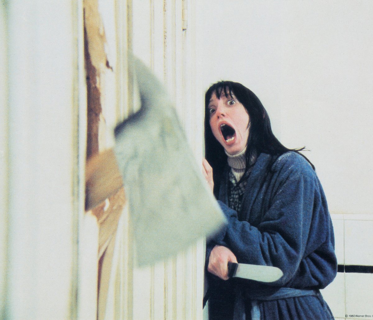 Shelley Duvall on the set of 'The Shining'