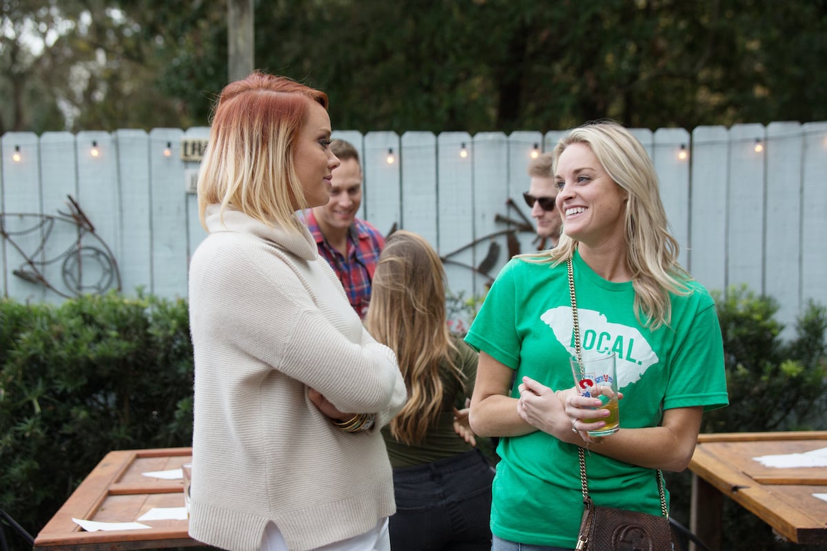 Kathryn Dennis, Danni Baird having dinner at a restaurant. 