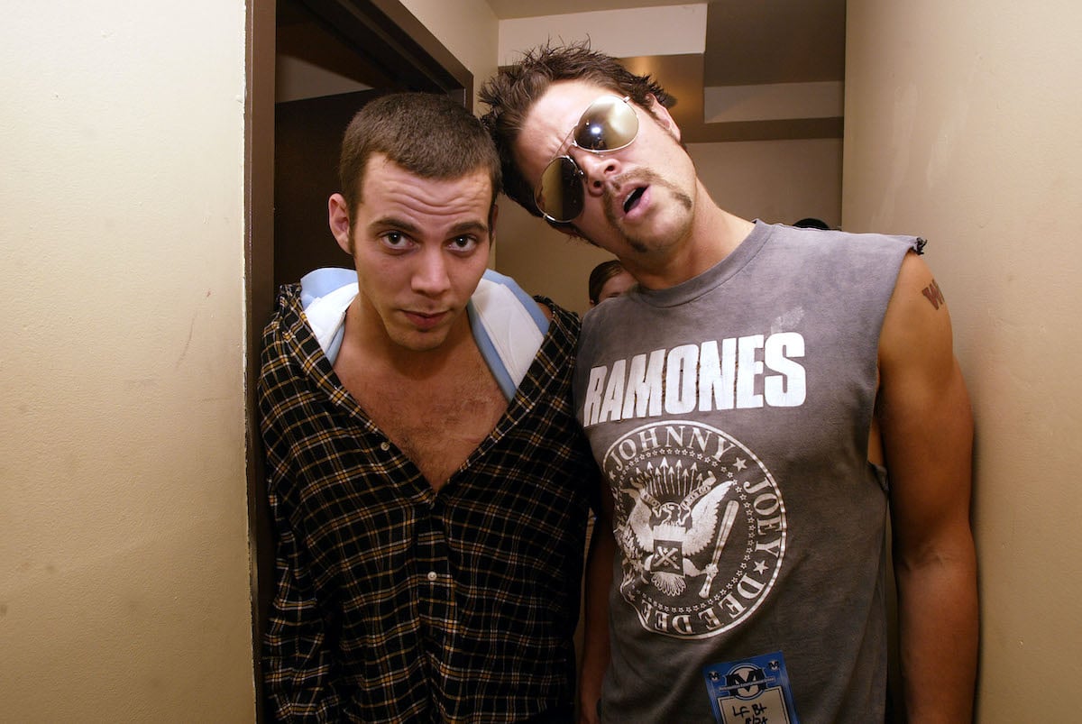 Johnny Knoxville and Steve-O from Jackass
