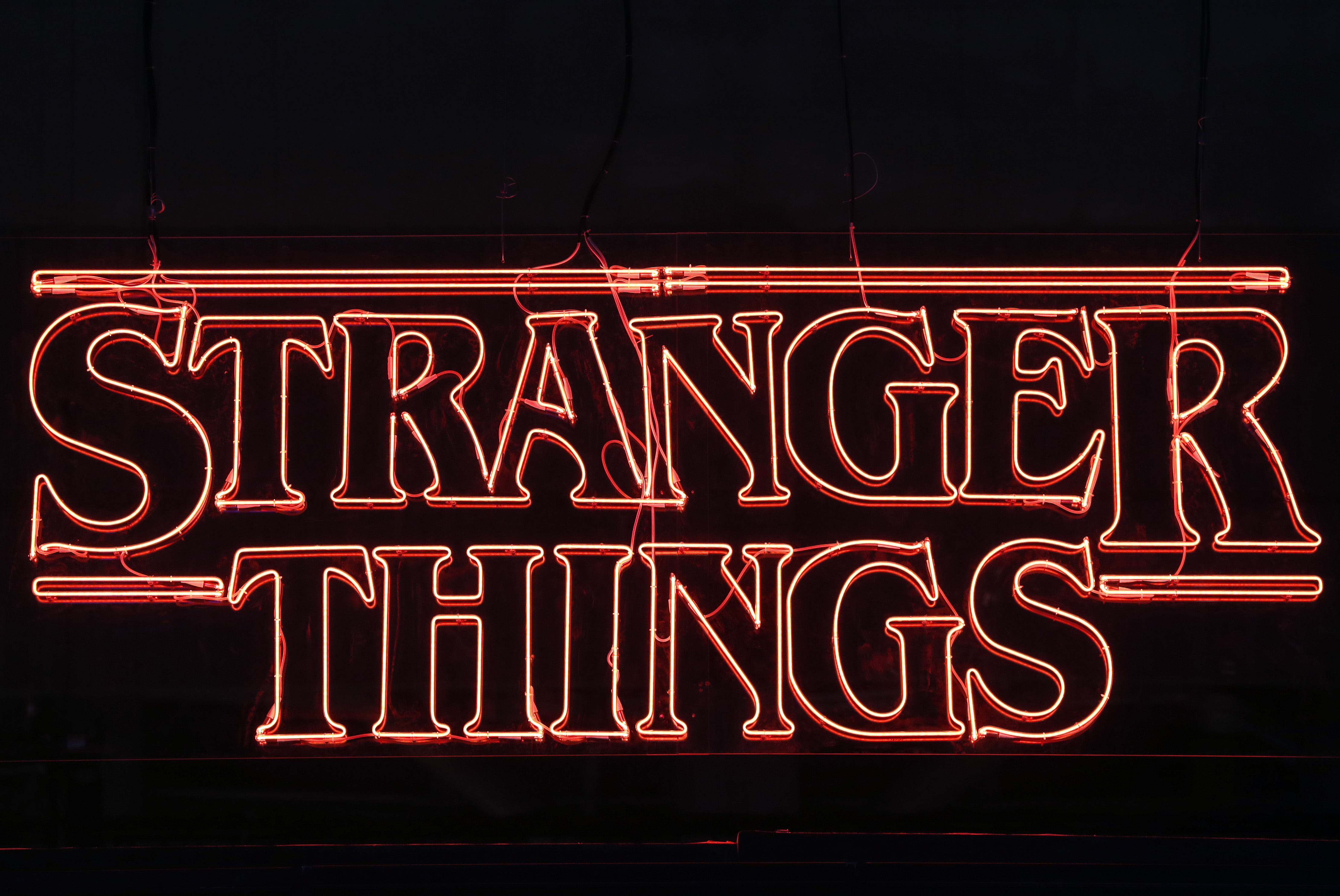 Television series logo 'Stranger Things'