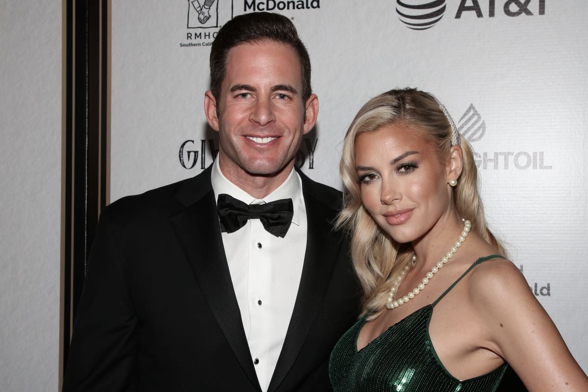 Tarek El Moussa and Heather Rae Young pose at event for Ronald McDonald House Los Angeles 