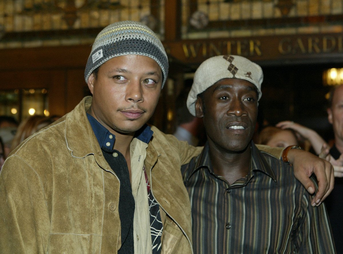 Terrence Howard and Don Cheadle at the Toronto International Film Festival in 2004