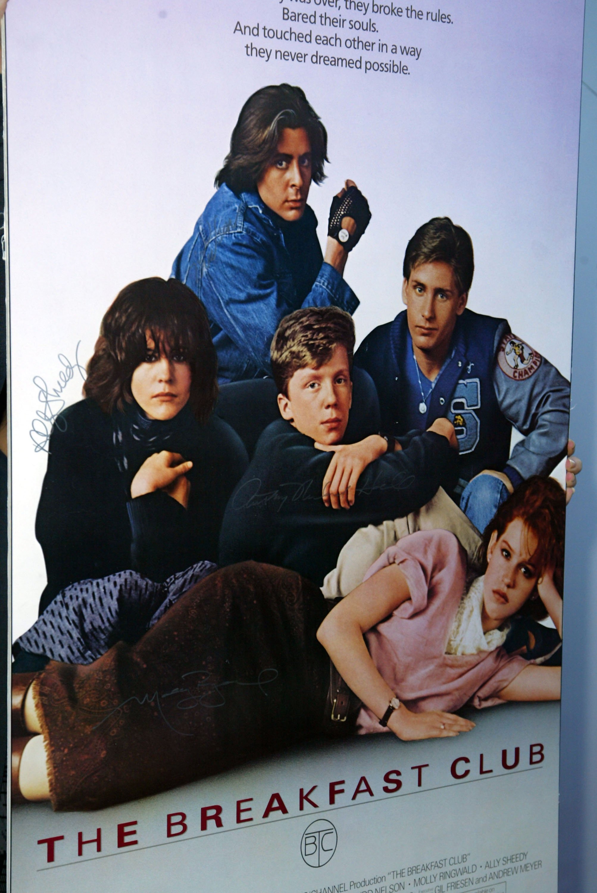 The original post for 'The Breakfast Club' seen at Lincoln Center