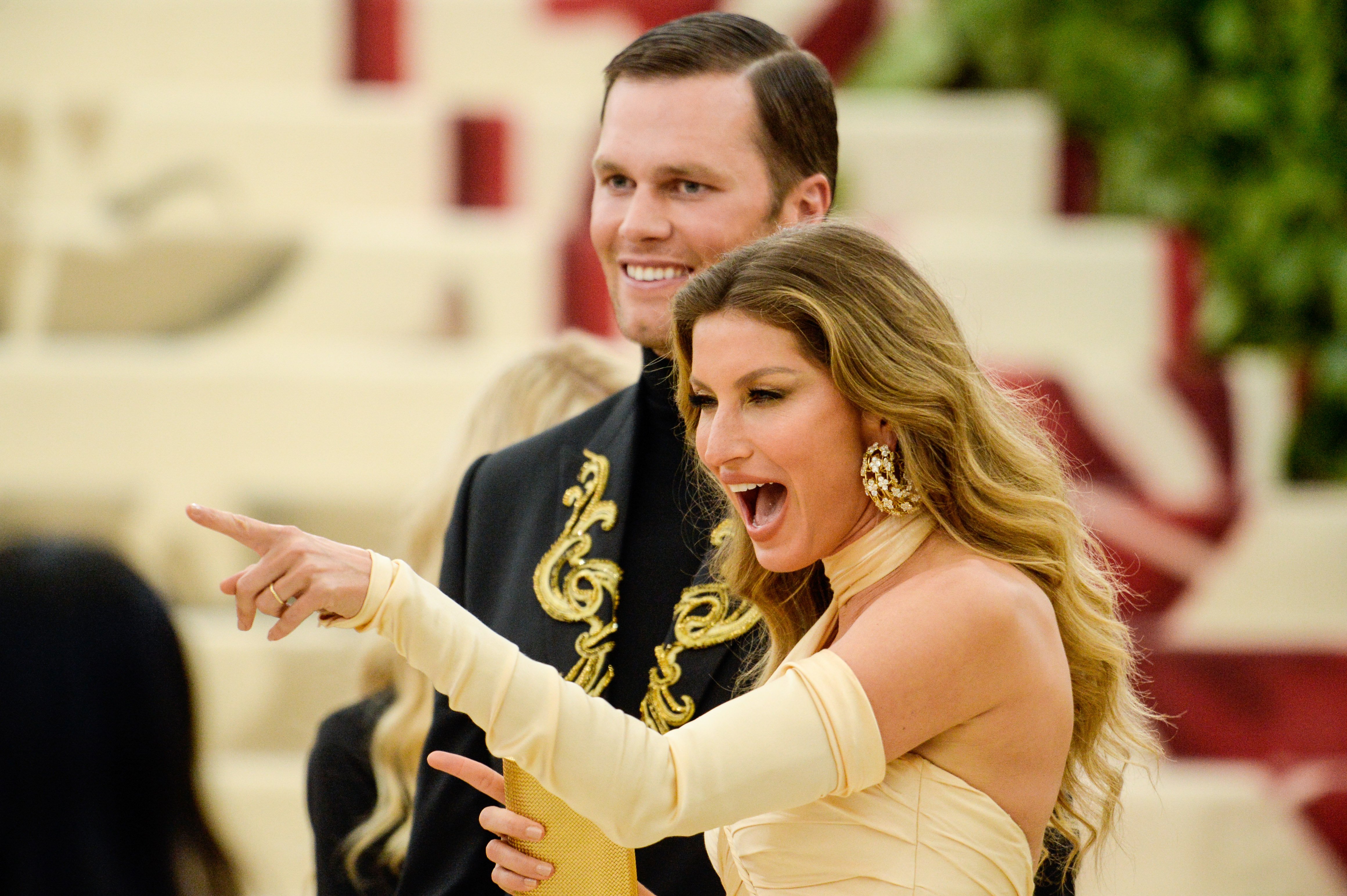 Tom Brady and Gisele Bundchen at the Met Gala in 2018