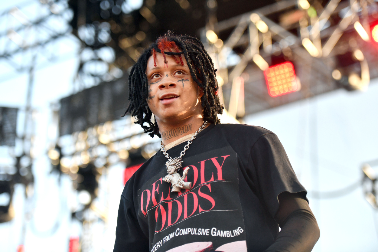 Rapper Trippie Redd performs onstage during the 92.3 Real Street Festival