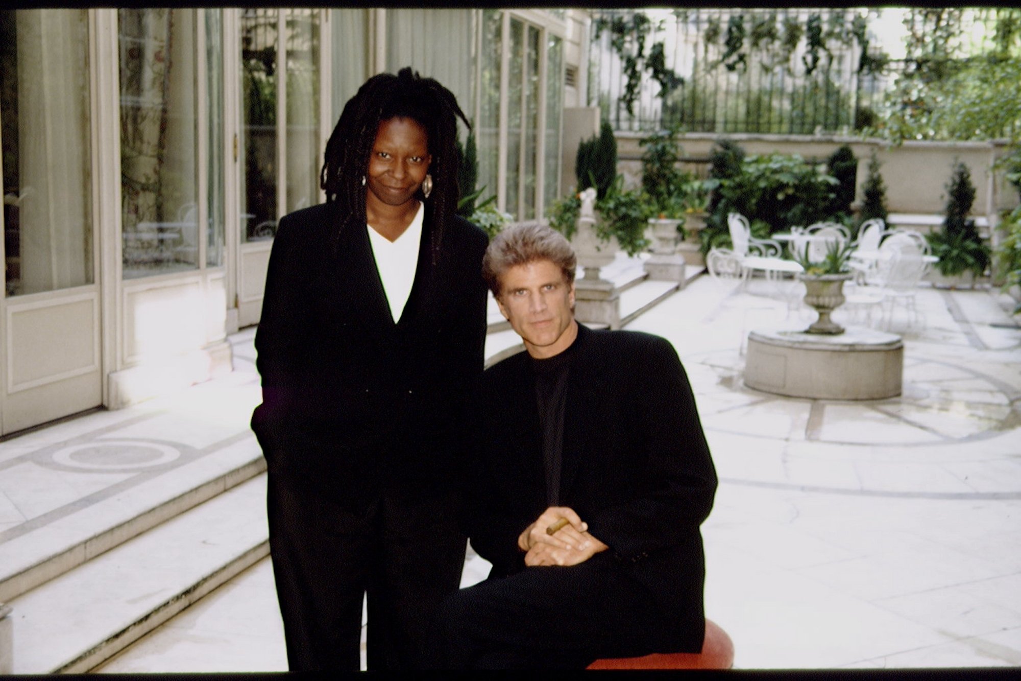 Whoopi Goldberg and Ted Danson