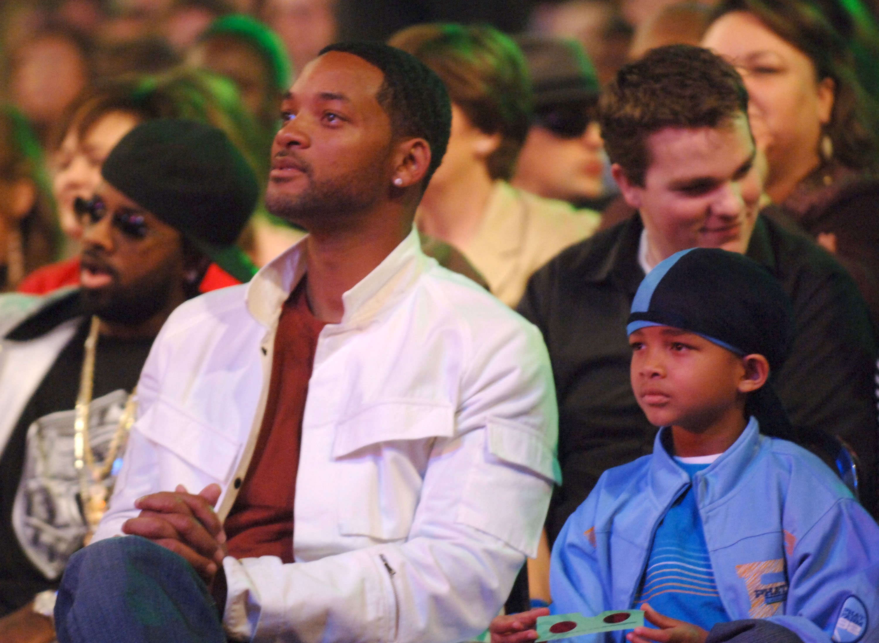 Will Smith and Jaden Smith at the Kids' Choice Awards
