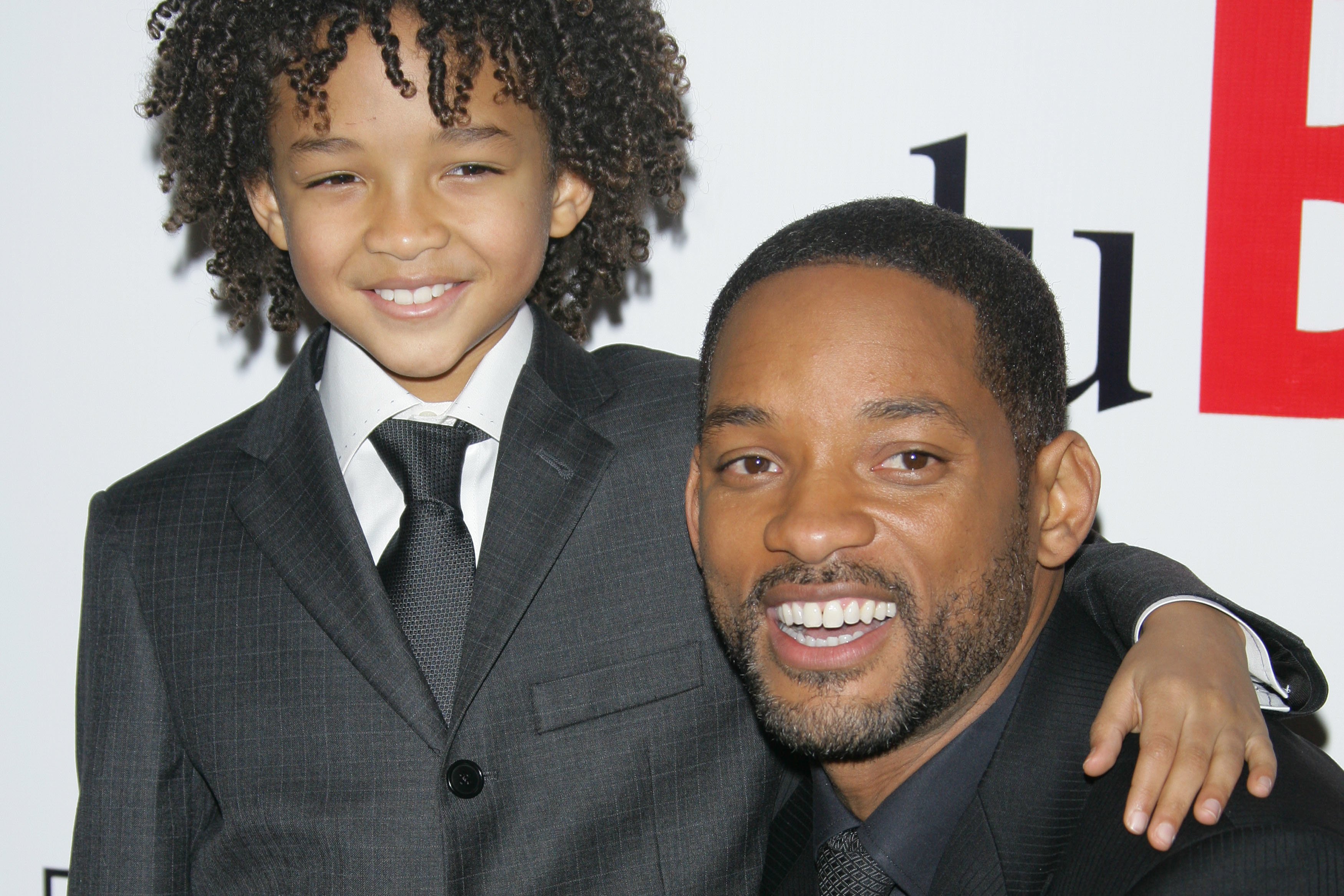 Will Smith and Jaden Smith movie Pursuit of Happyness premiere