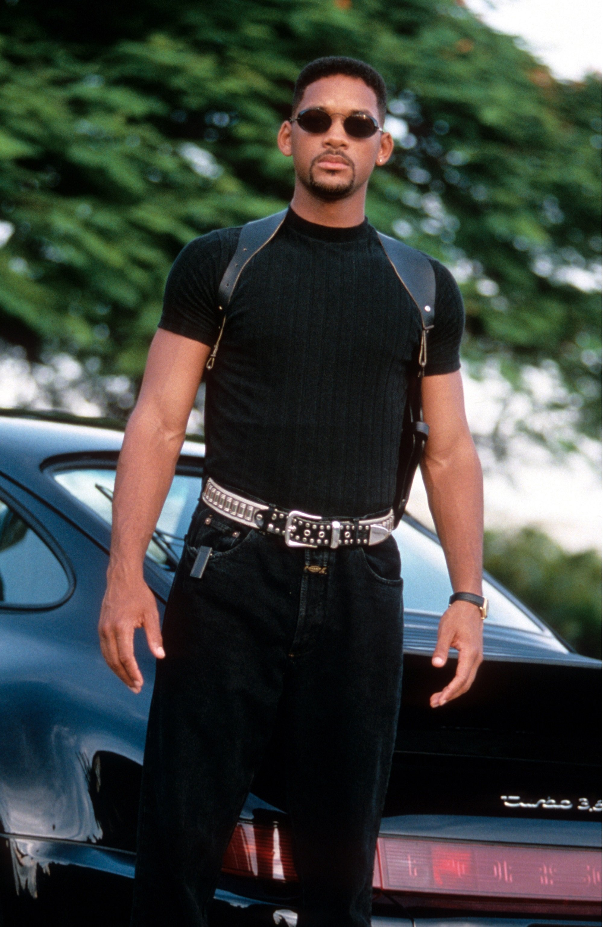 Will Smith as Mike Lowrey wearing sunglasses in Bad Boys