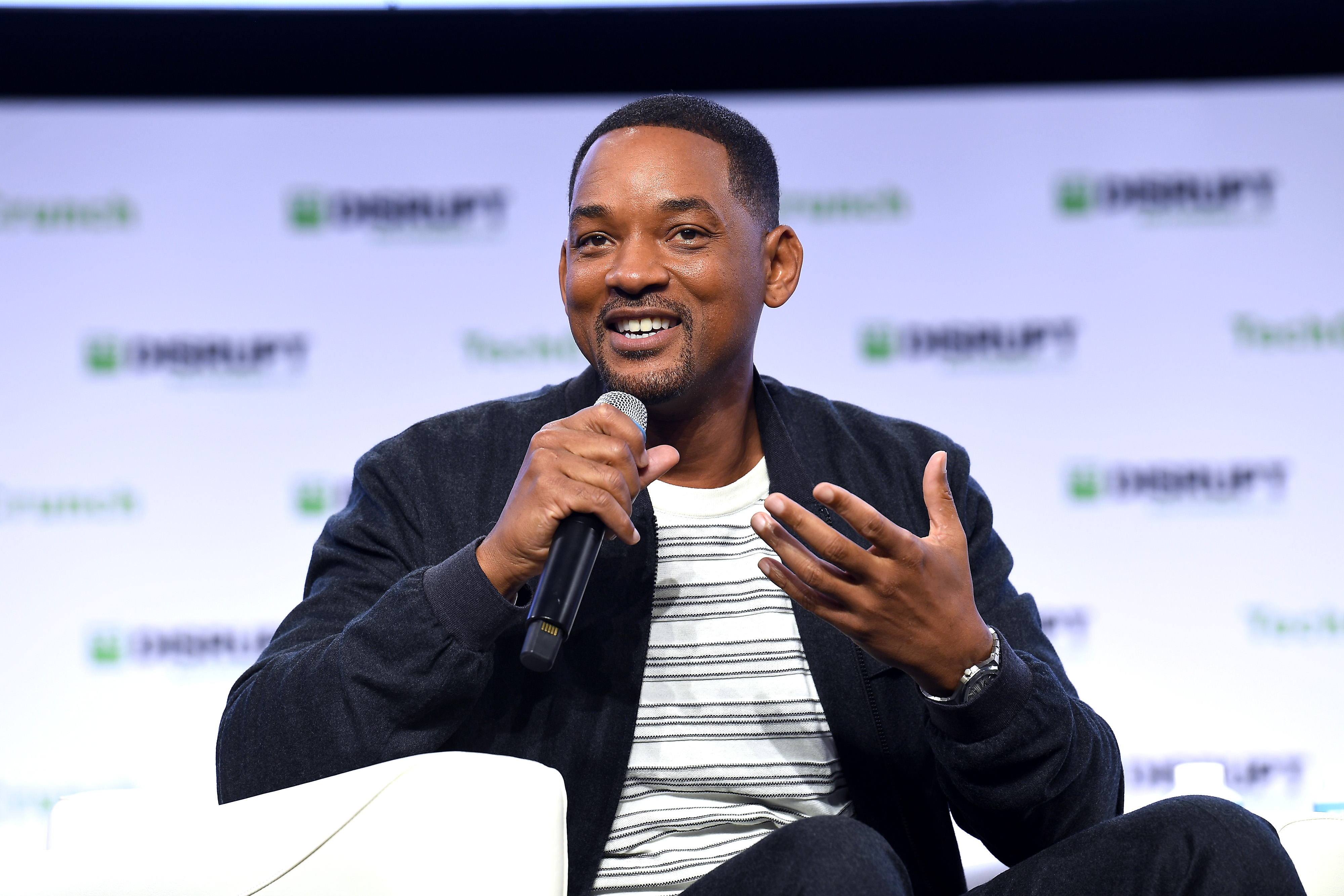 Will Smith speaks at TechCrunch