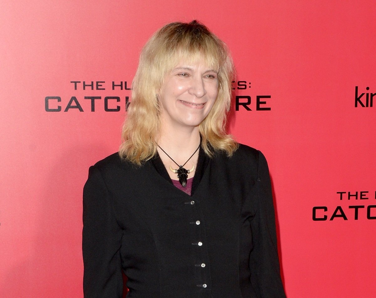 Amanda Plummer arrives at the premiere of Lionsgate's 'The Hunger Games: Catching Fire' on November 18, 2013, in Los Angeles, California.