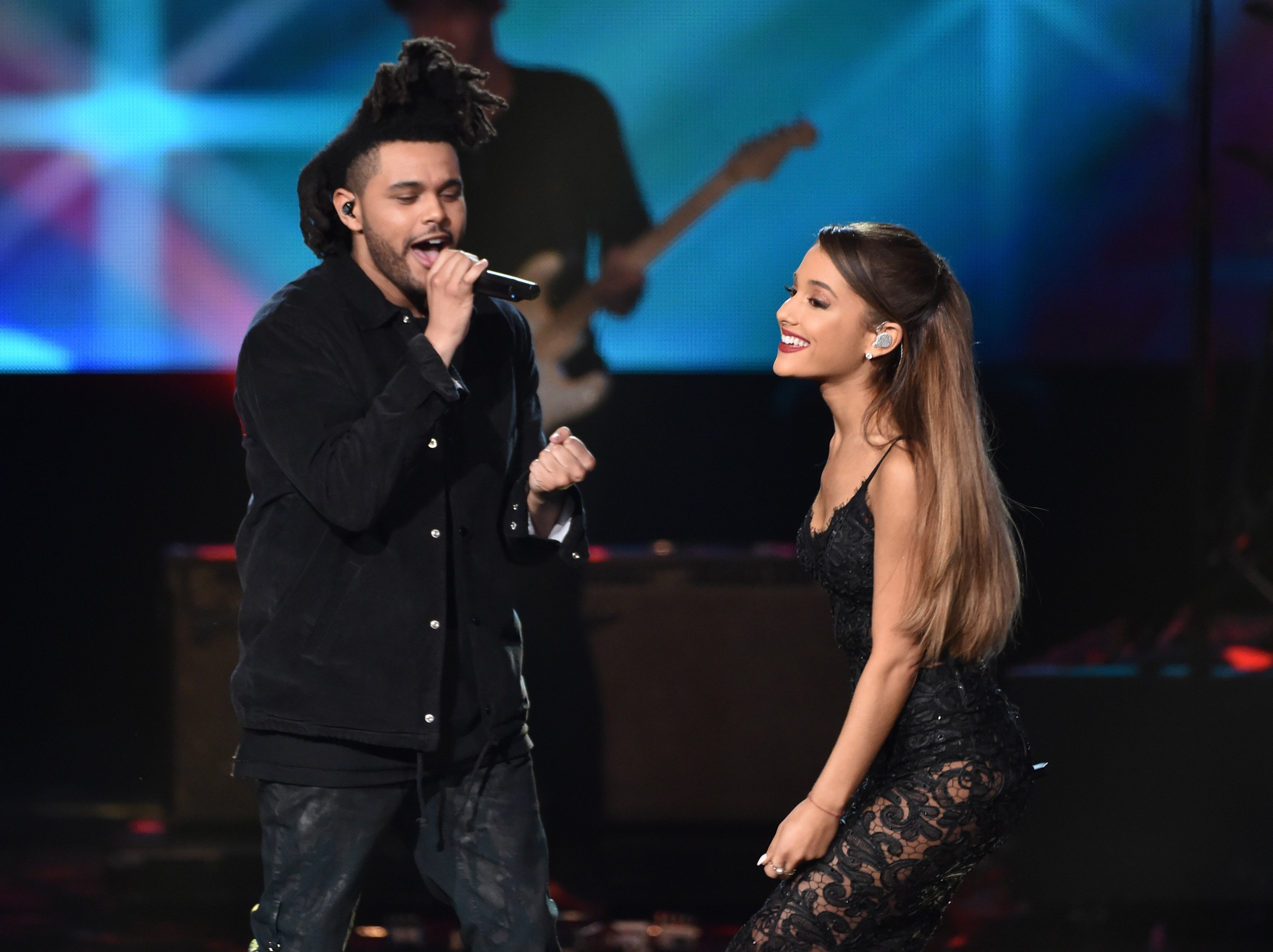 The Weeknd and Ariana Grande in 2014