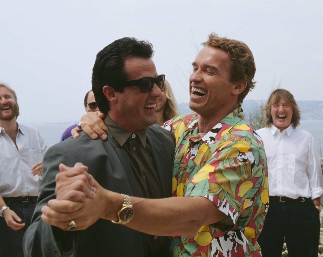 Arnold Schwarzenegger and Sylvester Stallone