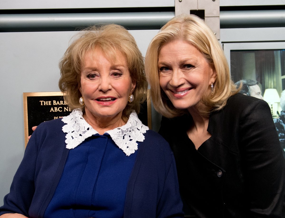 Barbara Walters and Diane Sawyer