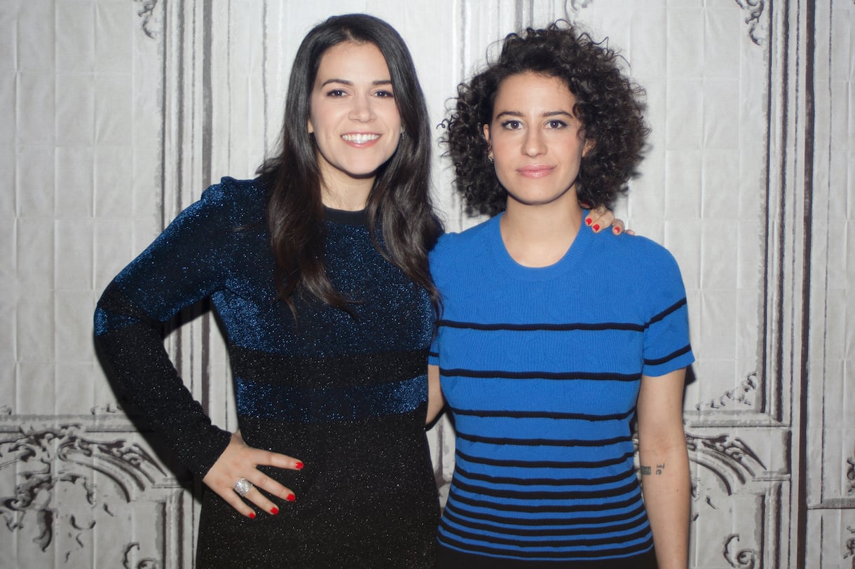 Abbi Jacobson and Ilana Glazer attend AOL Build Speaker Series