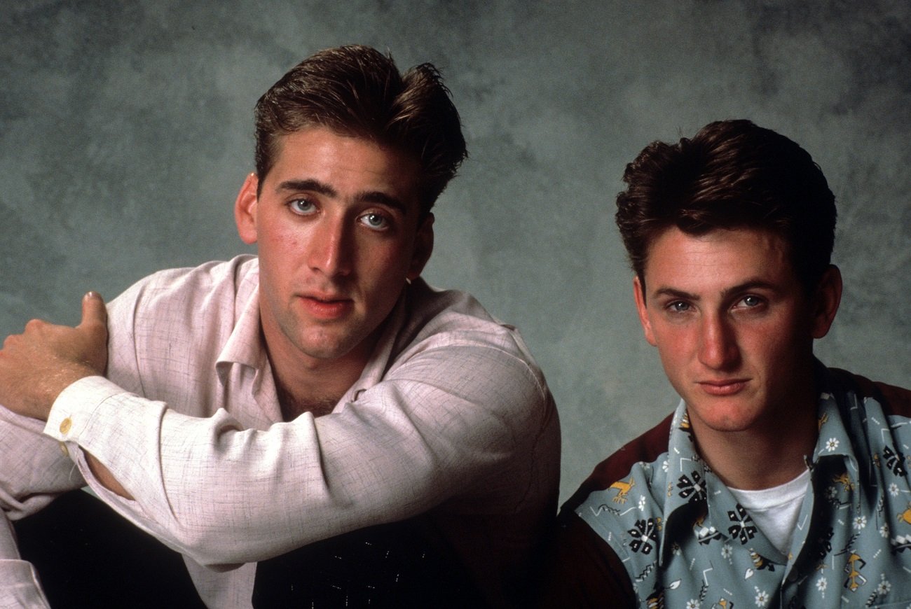 Nicolas Cage and Sean Penn in 1984