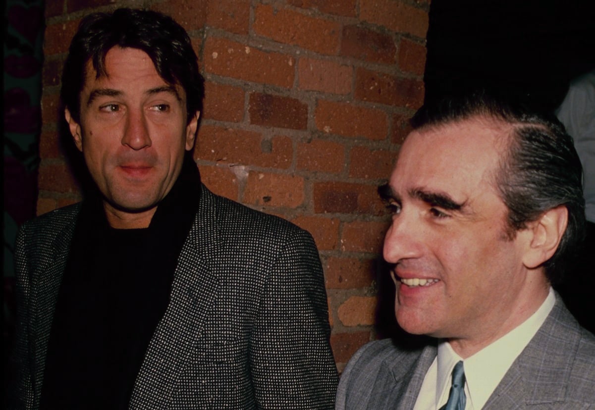 Robert De Niro and Martin Scorsese at a 1990event