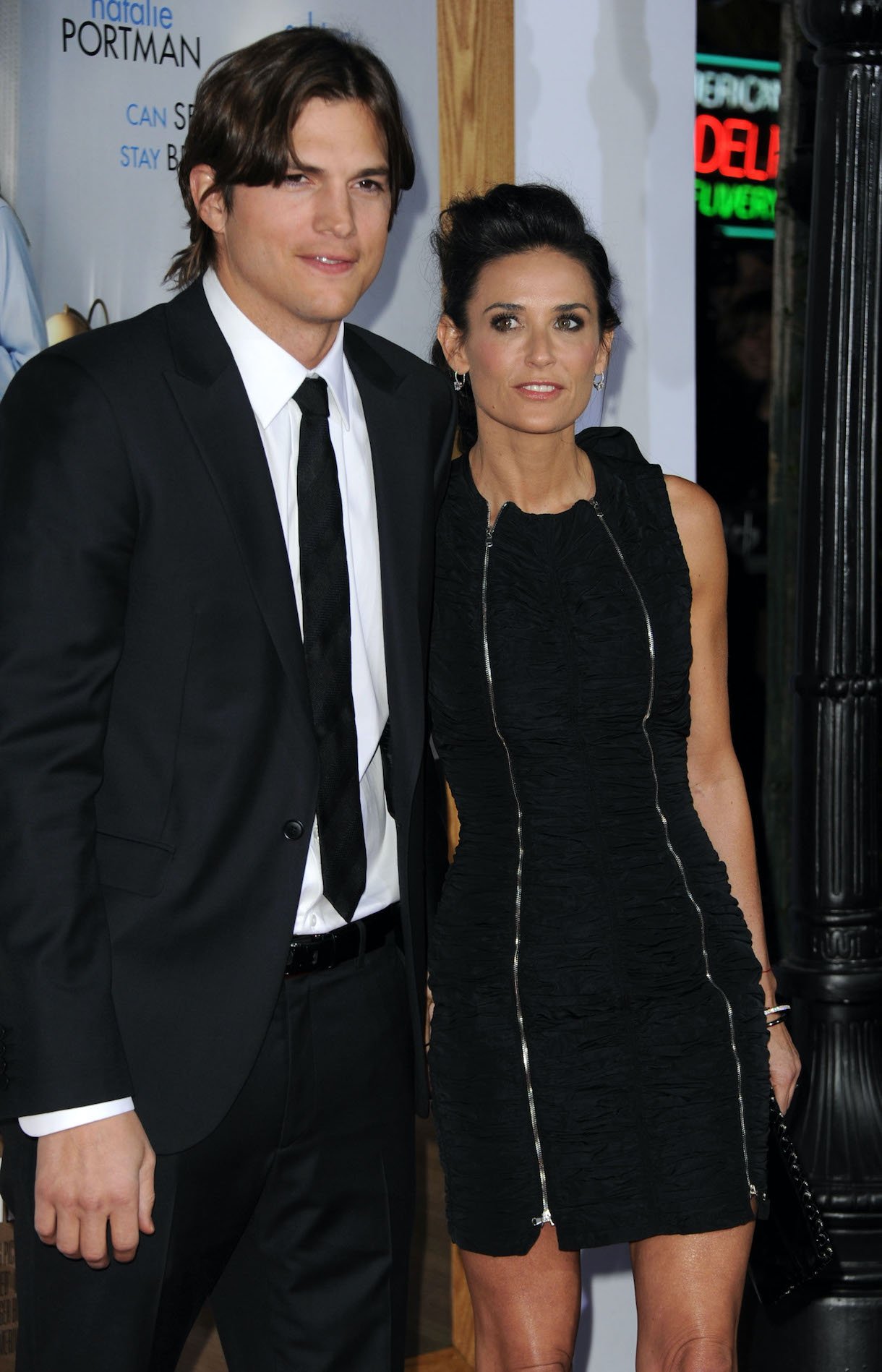 Ashton Kutcher and Demi Moore arrive at Paramount Pictures' 'No Strings Attached' premiere in 2011