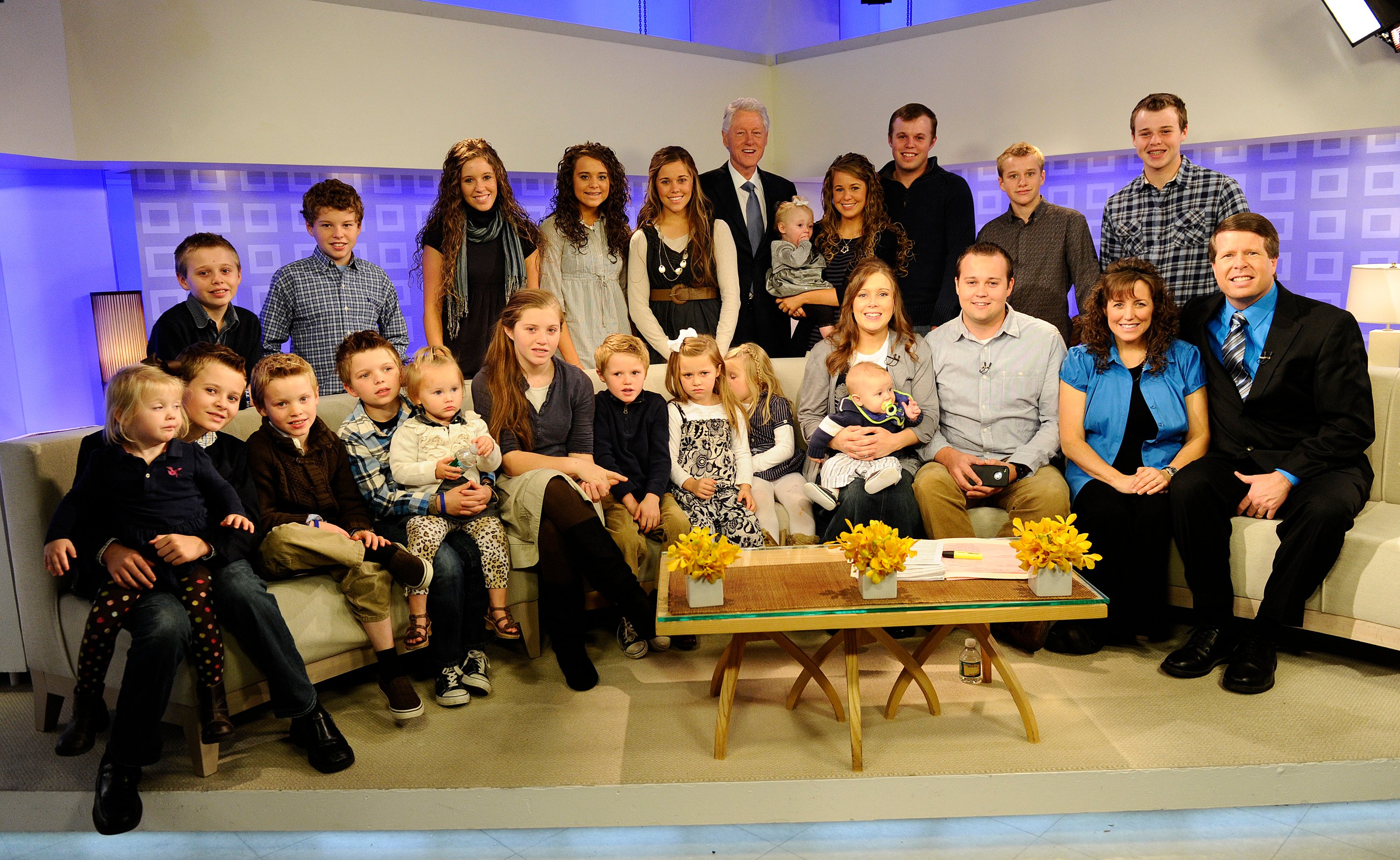 Members of the Duggar family on the Today show