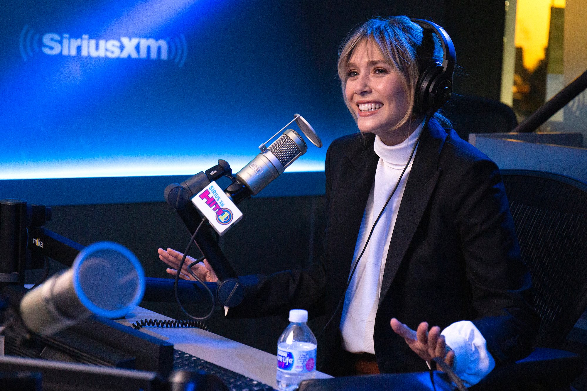 Elizabeth Olsen at SiriusXM Studios on October 08, 2019.