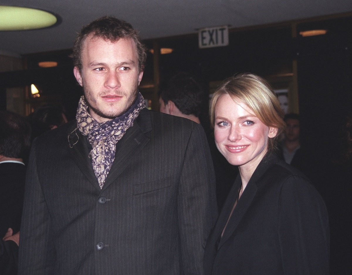 Heath Ledger & Naomi Watts at 'The Hours' Los Angeles premiere on December 18, 2002.
