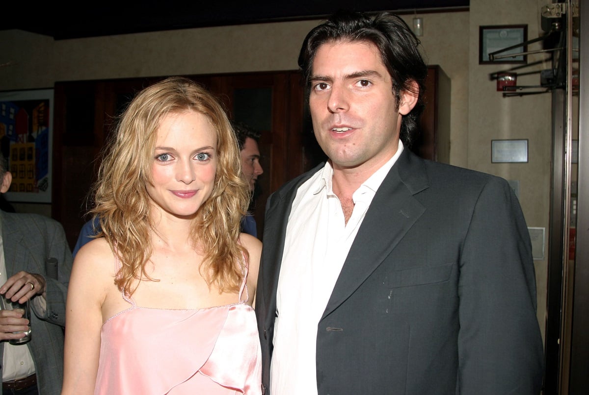 Heather Graham and boyfriend Chris Weitz in September 2003.